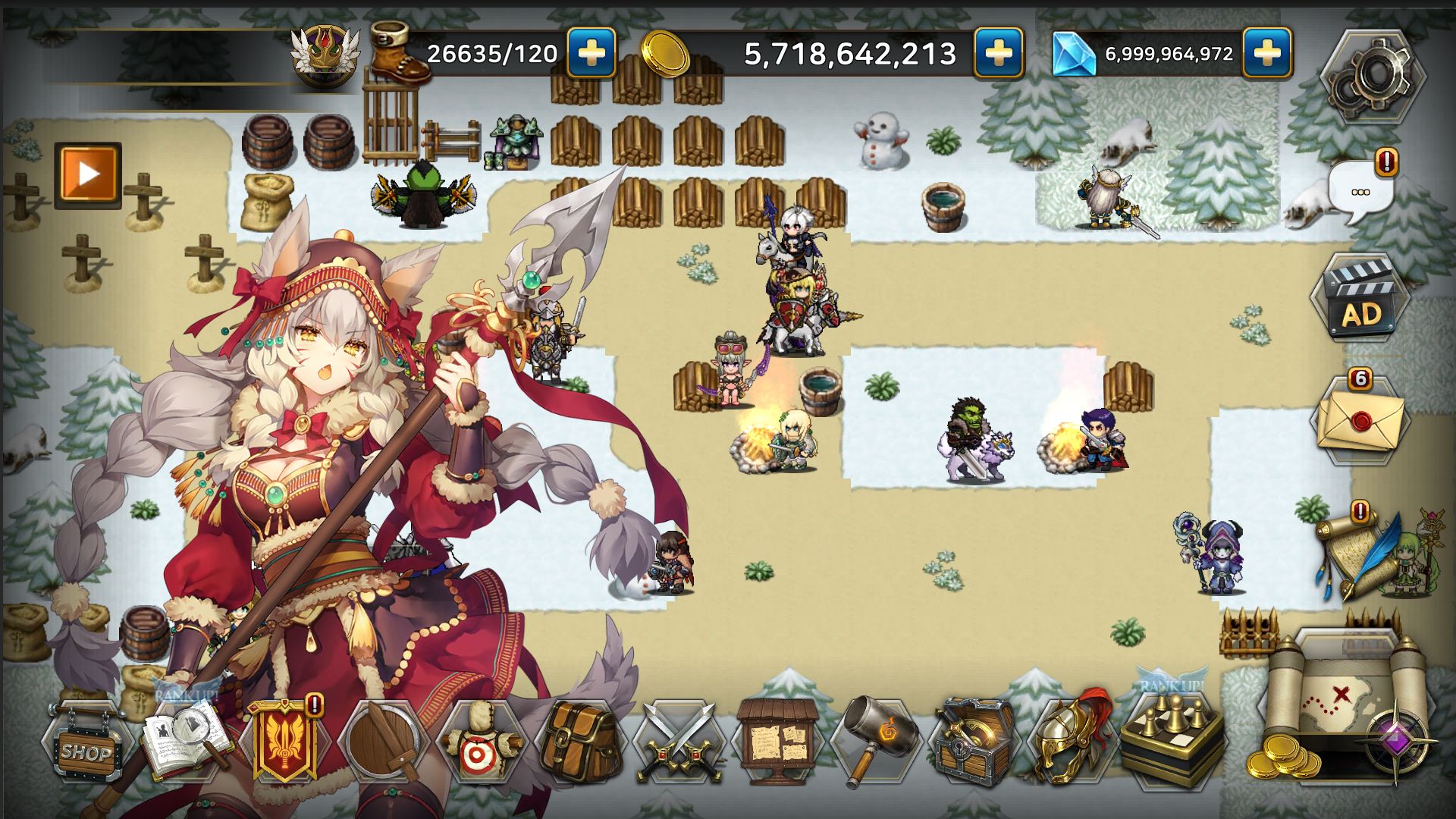 Full version of Android Anime game apk Eternal Saga : Region Tactics for tablet and phone.
