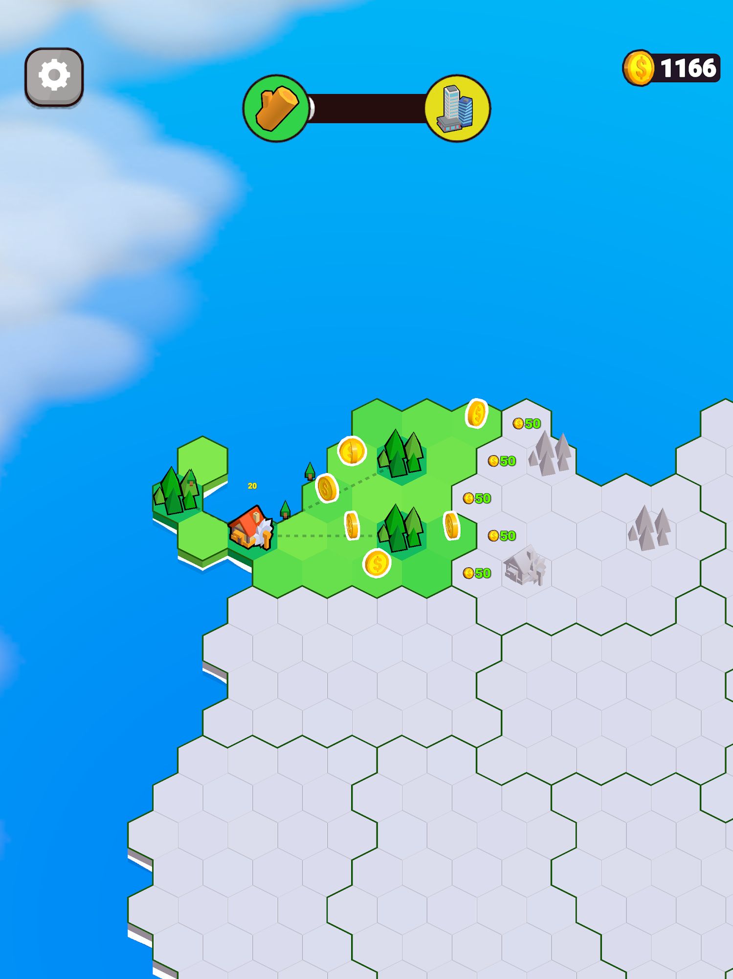 Full version of Android Clicker game apk Factory World: Connect Map for tablet and phone.