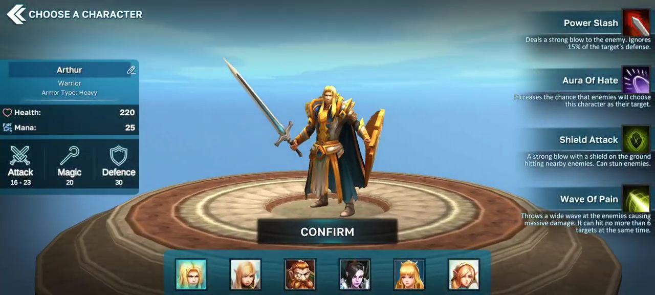 Download Fantasy Heroes: Legendary Raid RPG Action Offline Android free game.
