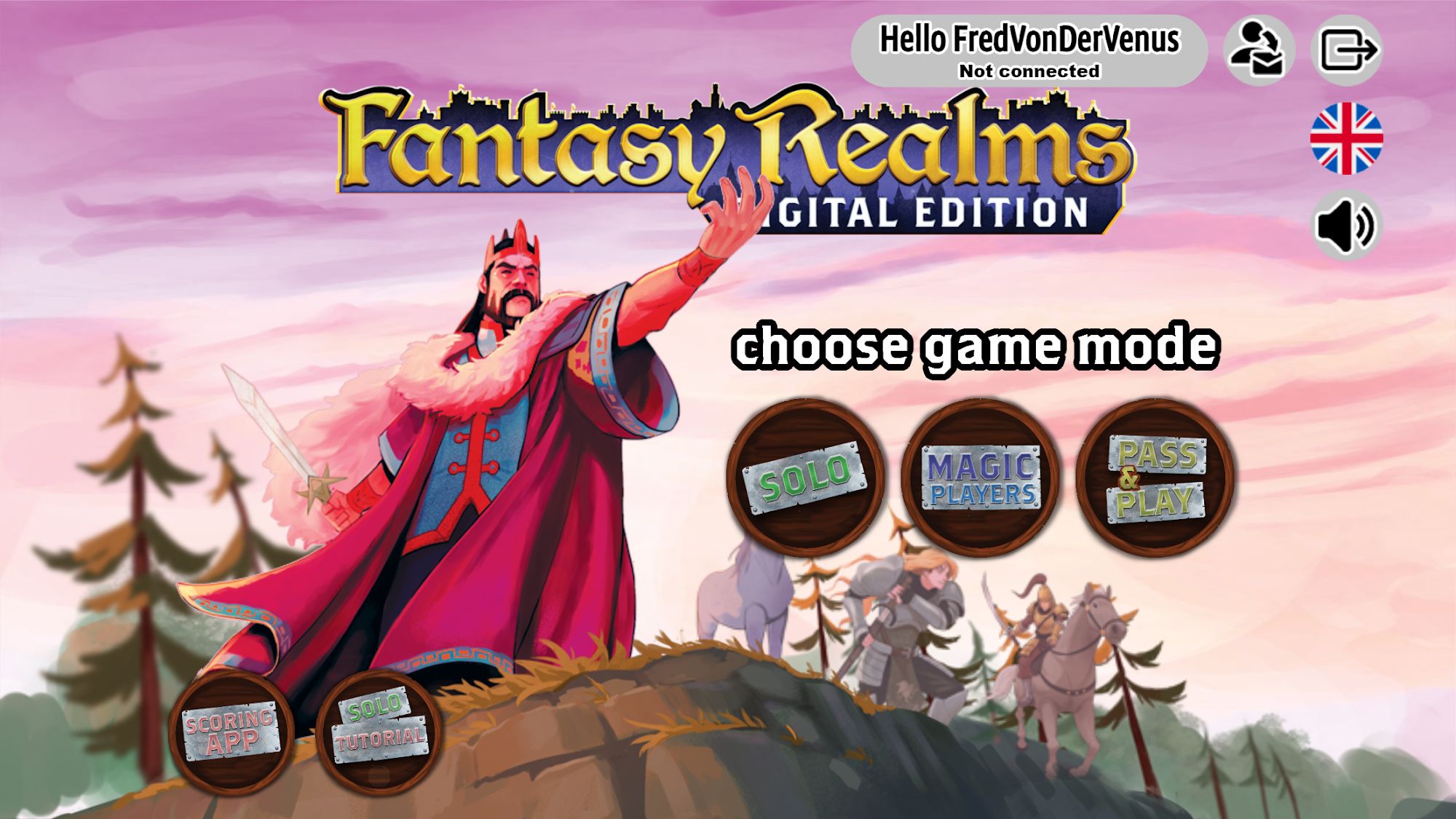 Full version of Android Board game apk Fantasy Realms for tablet and phone.