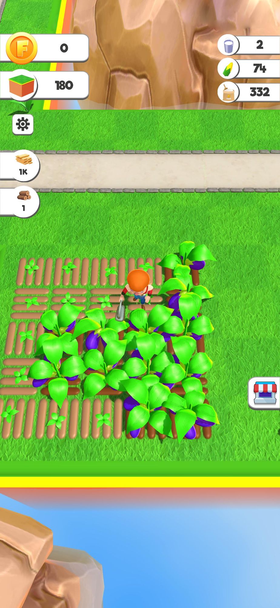 Full version of Android Clicker game apk Farm Fast - Farming Idle Game for tablet and phone.