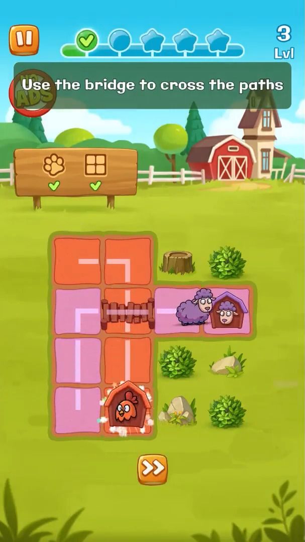 Full version of Android Puzzle game apk Farm Flow: Connect the Dots for tablet and phone.