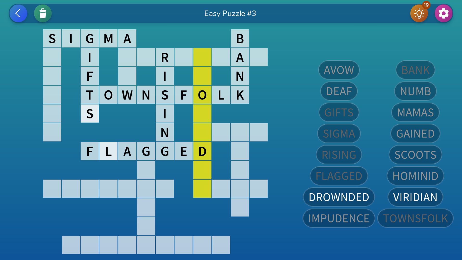 Download Fill-in Crosswords Unlimited Android free game.