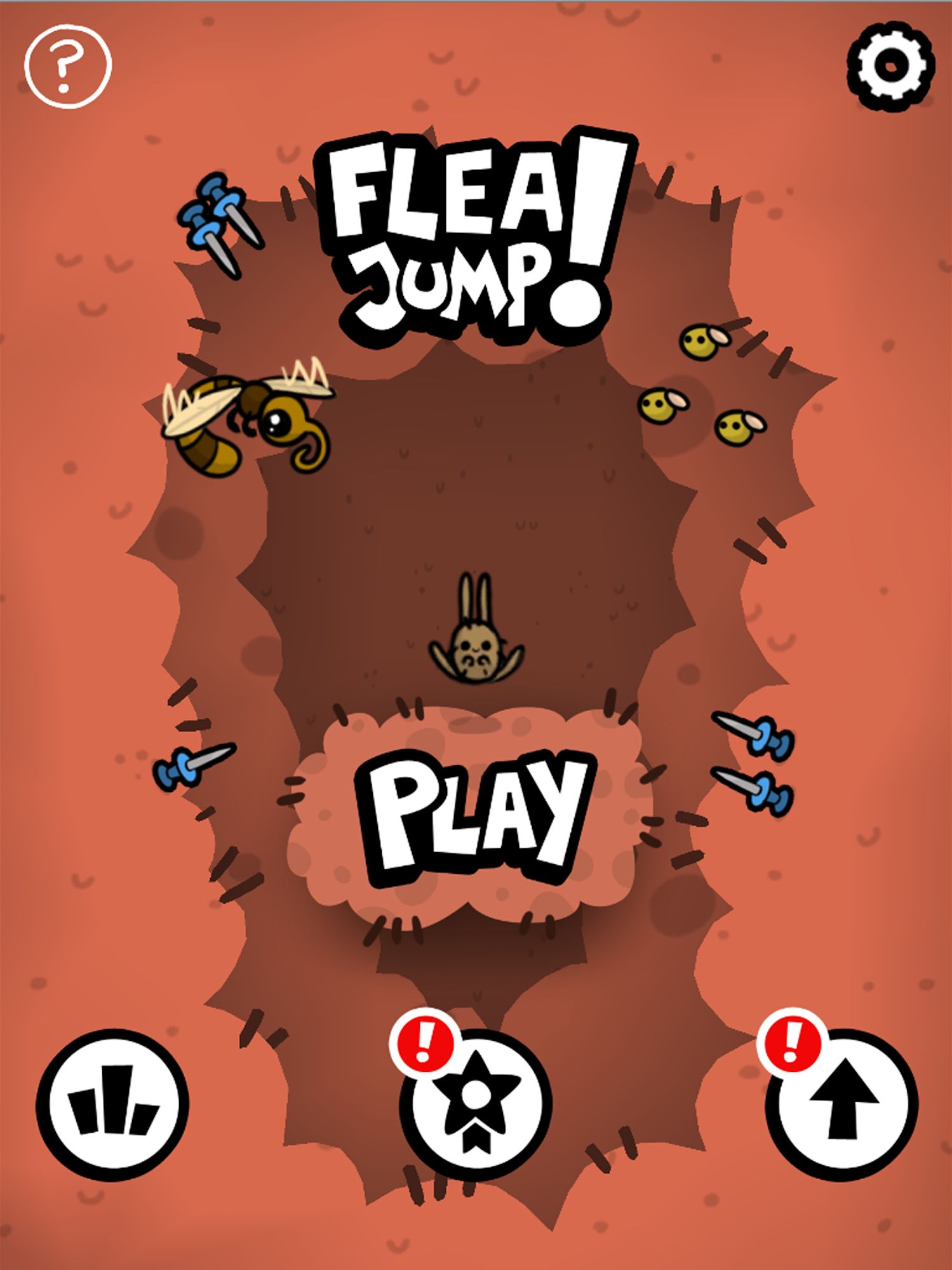 Full version of Android Arcade game apk Flea Jump! for tablet and phone.