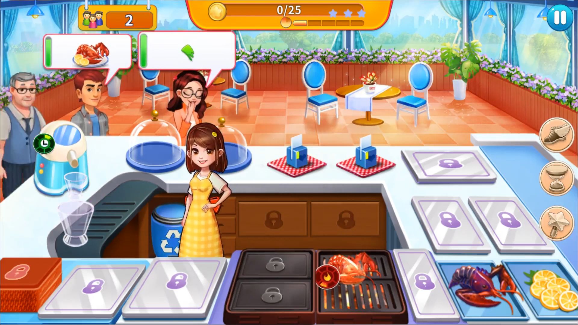 Full version of Android For kids game apk Food Tycoon Dash for tablet and phone.