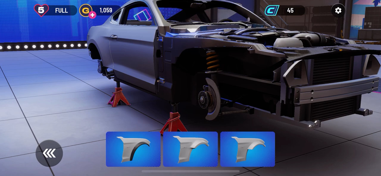 Full version of Android Match 3 game apk Forza Customs - Restore Cars for tablet and phone.