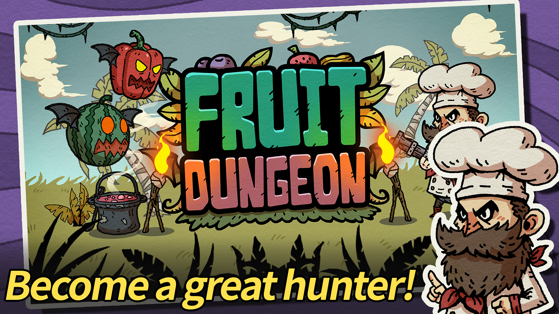 Full version of Android Easy game apk Fruit Dungeon - Casual Shooting Game for tablet and phone.