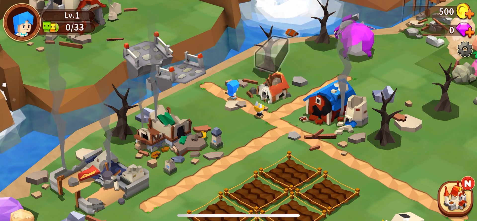 Full version of Android Farming game apk Garena Fantasy Town - Farm Sim for tablet and phone.