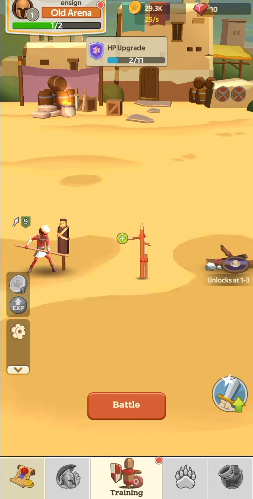 Full version of Android Gladiators game apk Gladiators in position for tablet and phone.