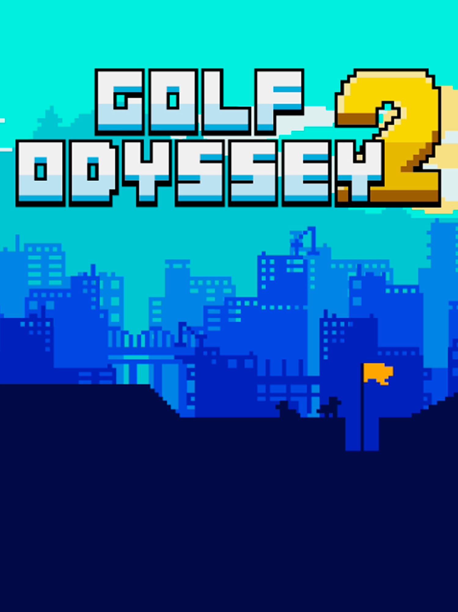 Full version of Android Pixel art game apk Golf Odyssey 2 for tablet and phone.