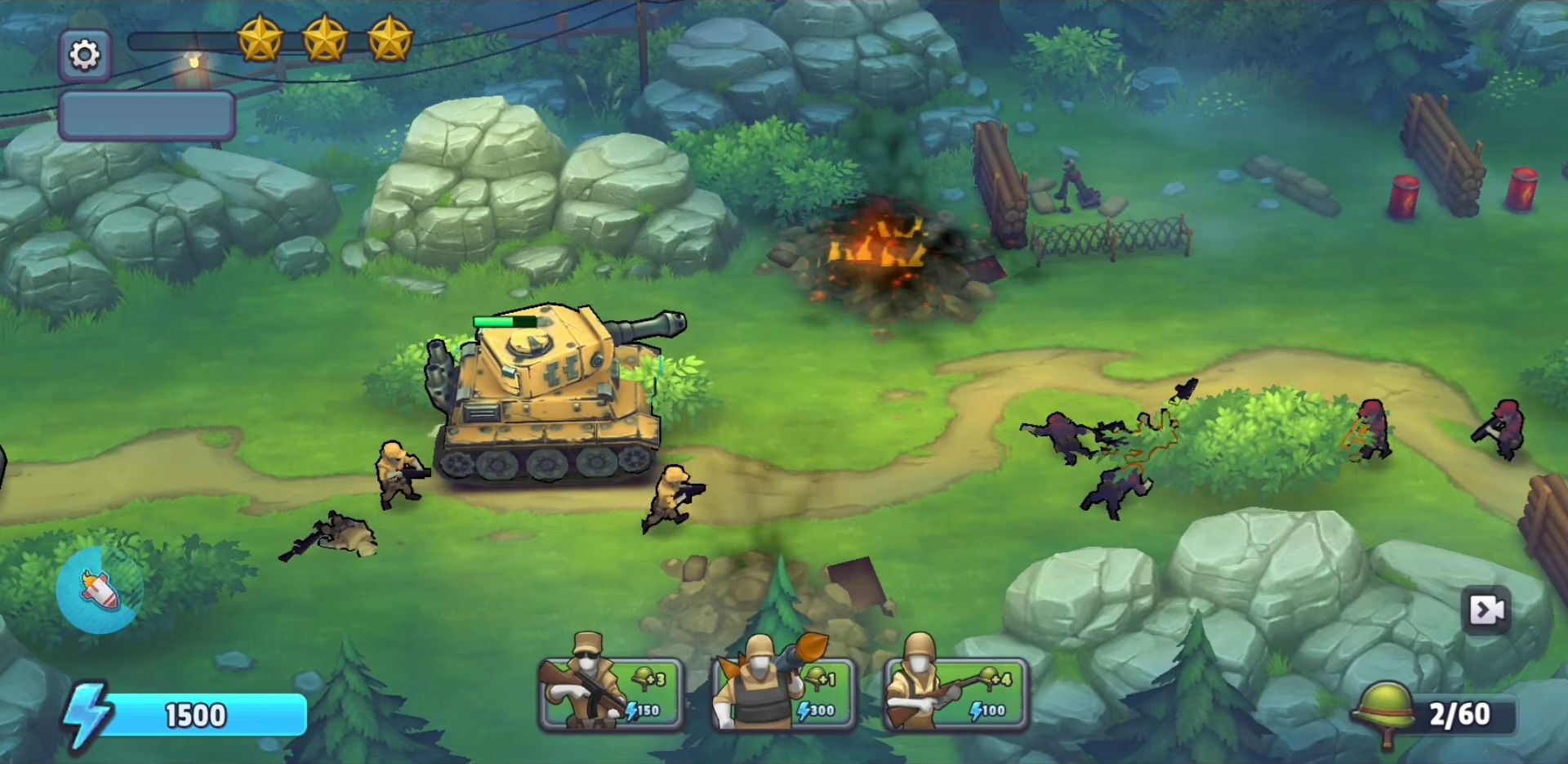 Full version of Android War game apk GUNS UP! Mobile for tablet and phone.