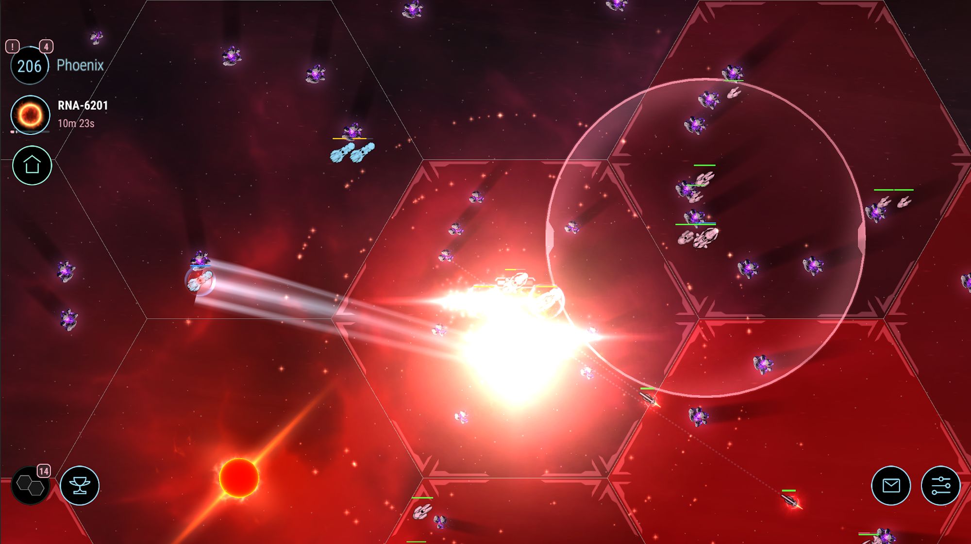 Download Hades' Star: DARK NEBULA Android free game.
