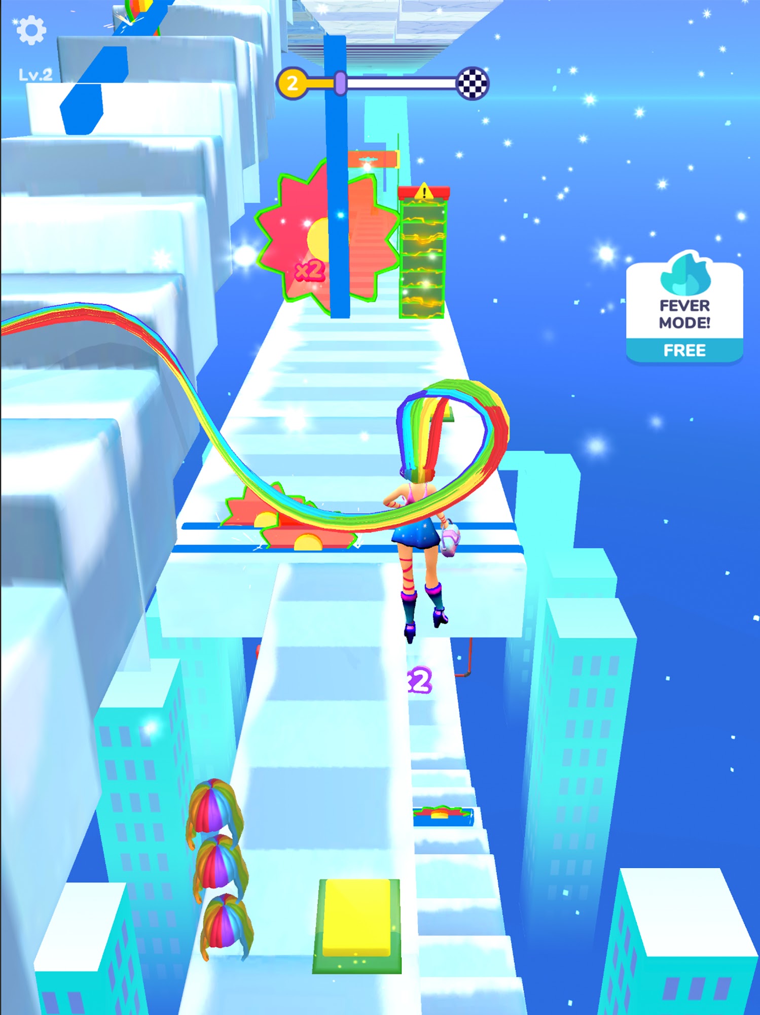 Full version of Android Runner game apk Hair Challenge for tablet and phone.
