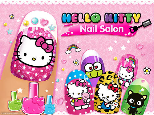 Full version of Android By animated movies game apk Hello Kitty: Nail salon for tablet and phone.