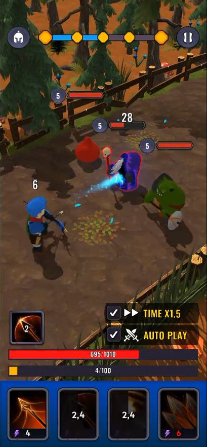 Full version of Android Fantasy game apk Heroes' paths - Idle RPG for tablet and phone.