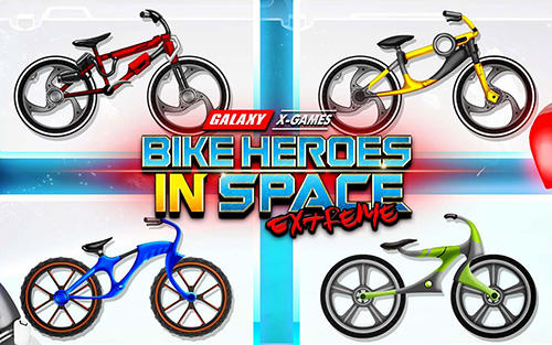Full version of Android 4.2 apk High speed extreme bike race game: Space heroes for tablet and phone.