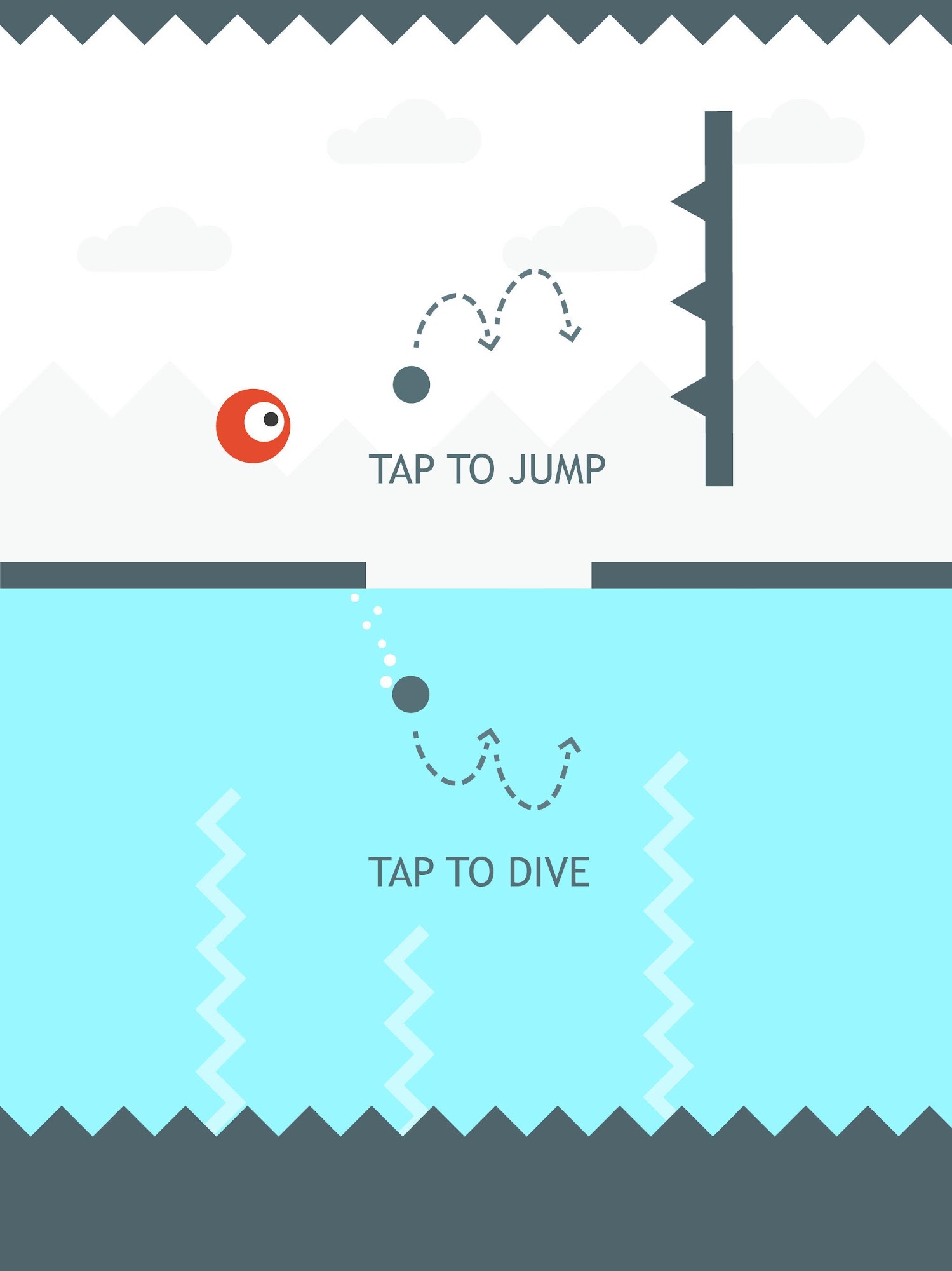 Full version of Android Jumping game apk Hop Hop Hop Underwater for tablet and phone.