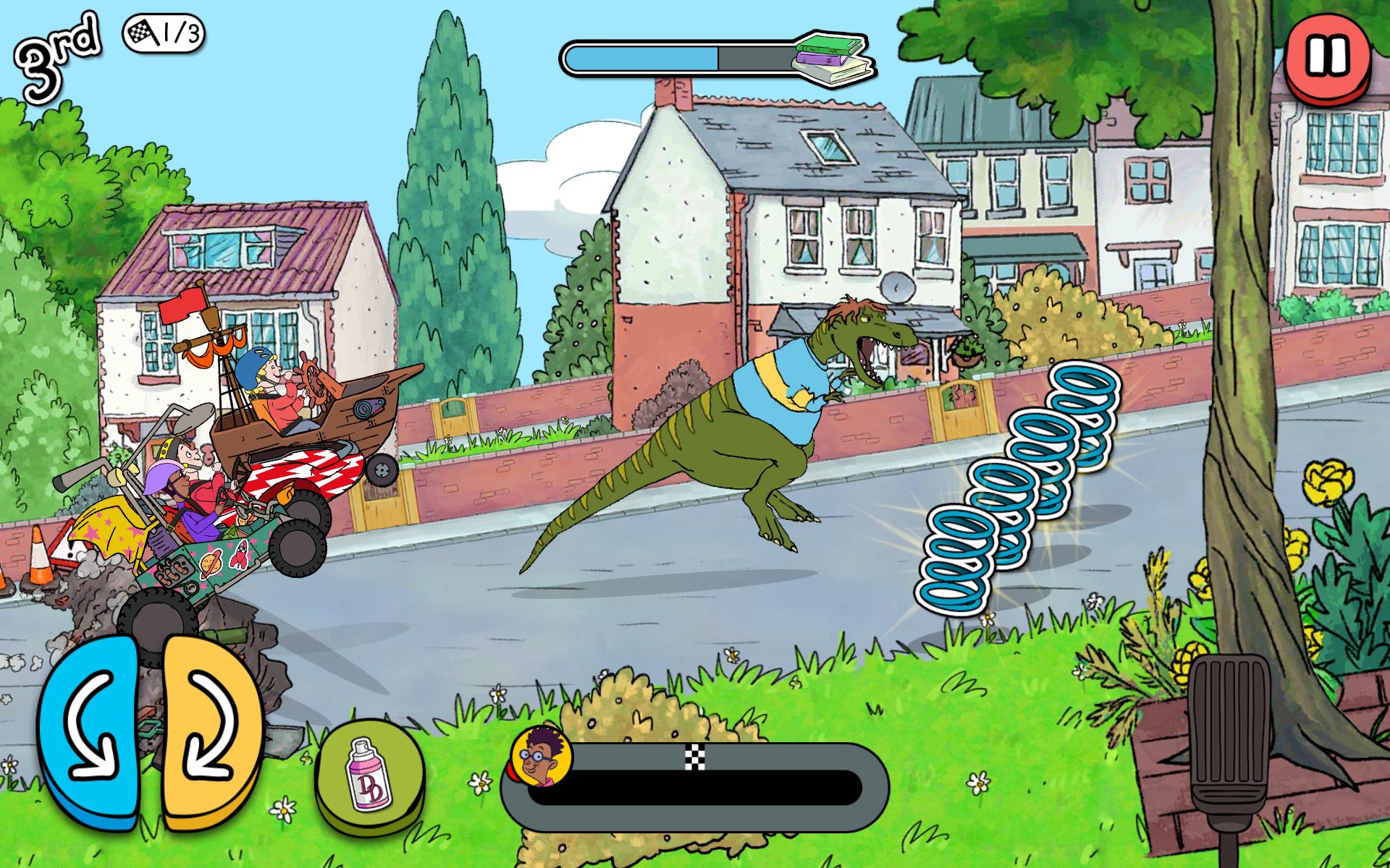 Full version of Android Hill racing game apk Horrid Henry Krazy Karts for tablet and phone.