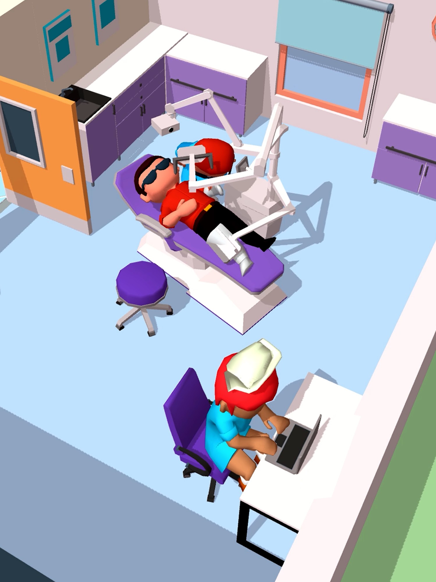 Full version of Android Management game apk Hospital Rush for tablet and phone.