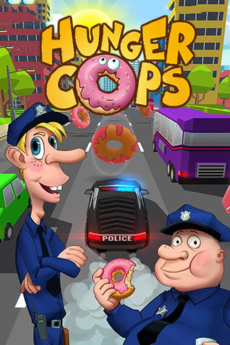 Full version of Android Track racing game apk Hunger cops: Race for donuts for tablet and phone.