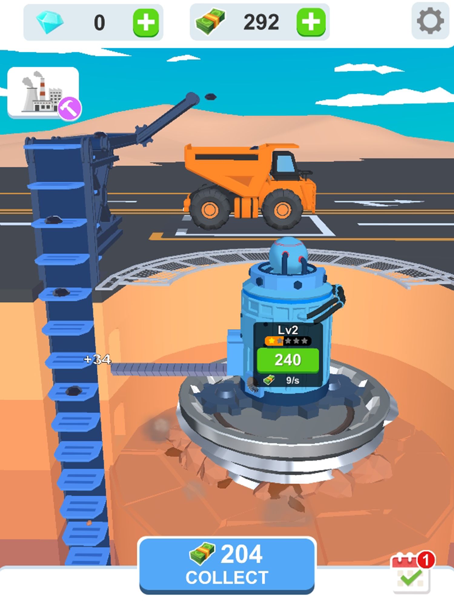 Download Idle Dig Factory Android free game.