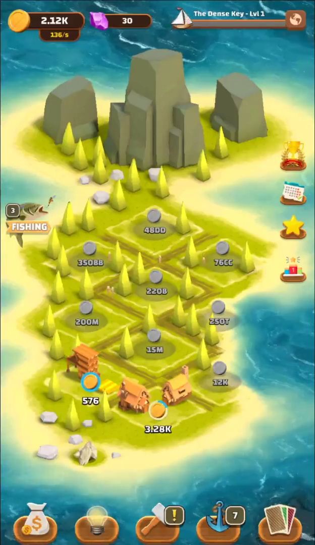 Full version of Android A.n.d.r.o.i.d. .5...0. .a.n.d. .m.o.r.e apk Idle Islands Empire: Building Tycoon Gold Clicker for tablet and phone.