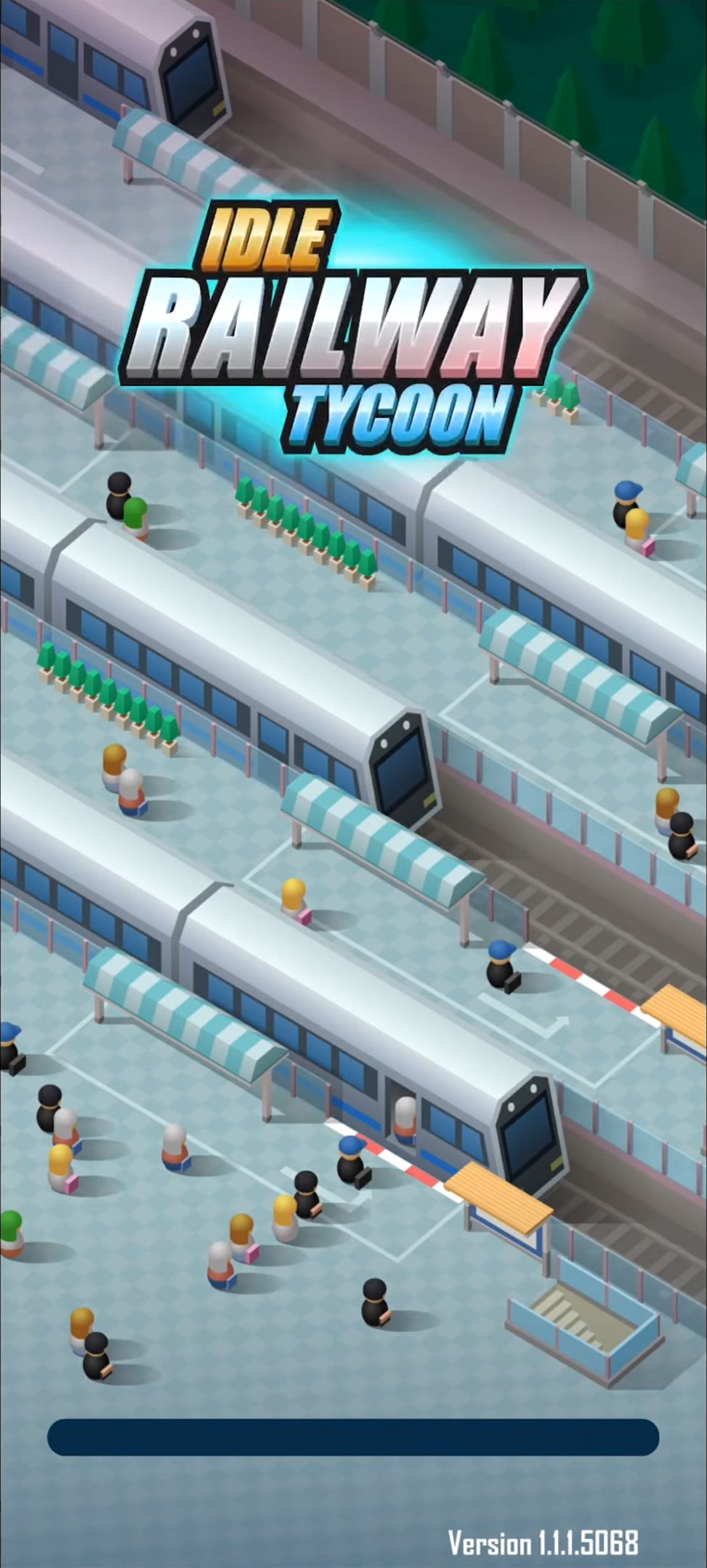 Full version of Android Easy game apk Idle Railway Tycoon for tablet and phone.