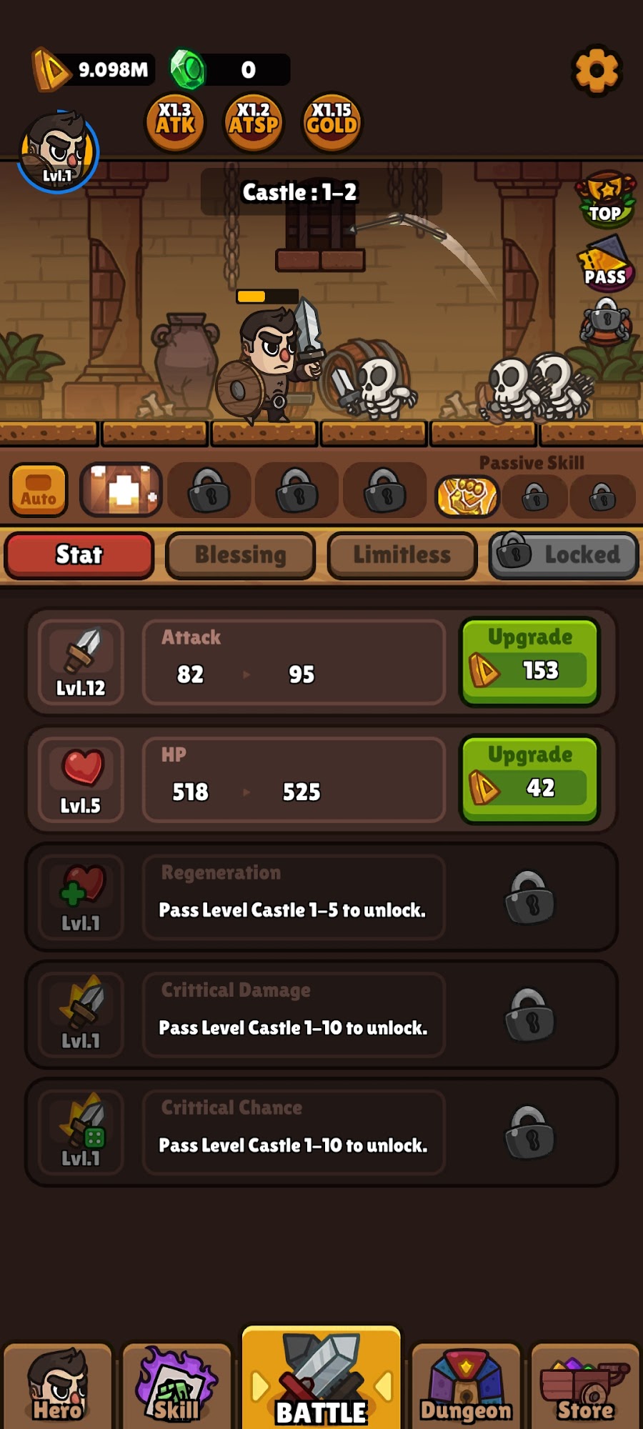 Download Idle RPG Adventure Hero Android free game.