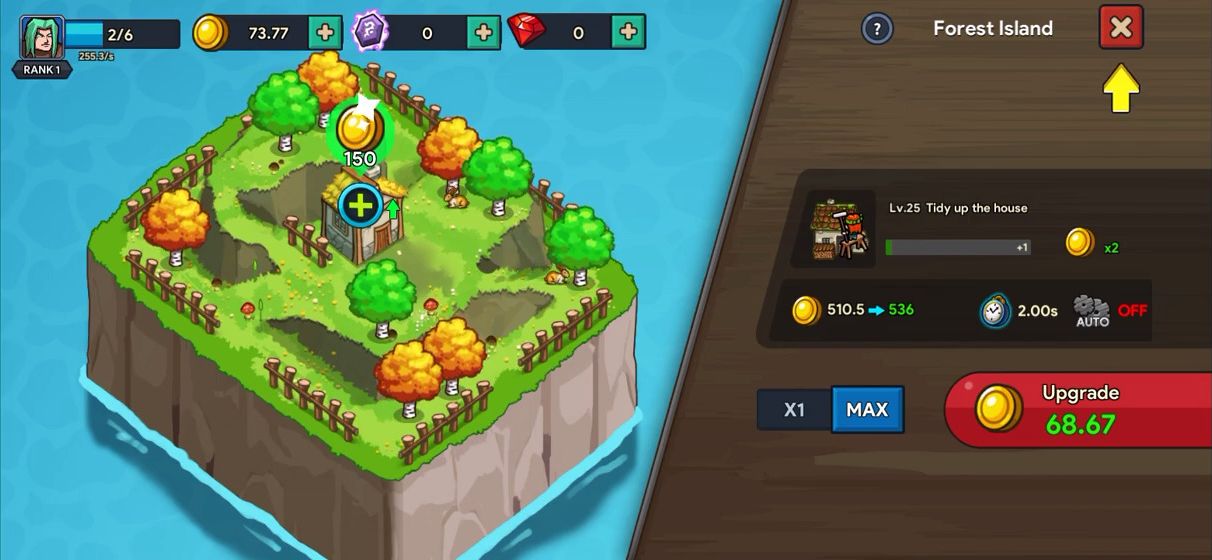 Full version of Android Strategy game apk Island Clash - Idle Wars for tablet and phone.