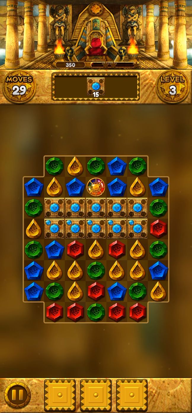 Full version of Android Match 3 game apk Jewel Queen: Puzzle & Magic for tablet and phone.
