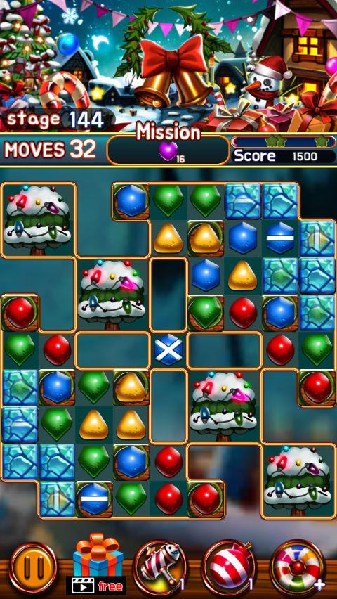 Full version of Android apk Jewel Snow Puzzle for tablet and phone.