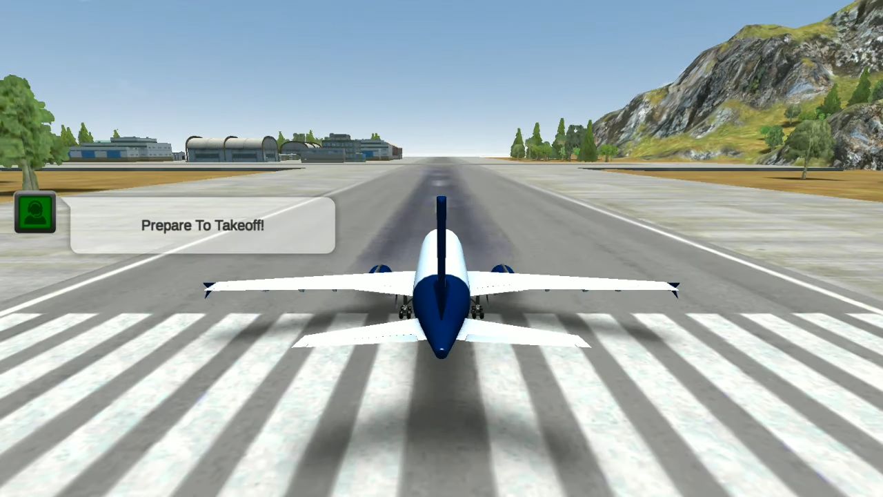 Full version of Android Flight simulator game apk Jumbo Jet Flight Simulator for tablet and phone.