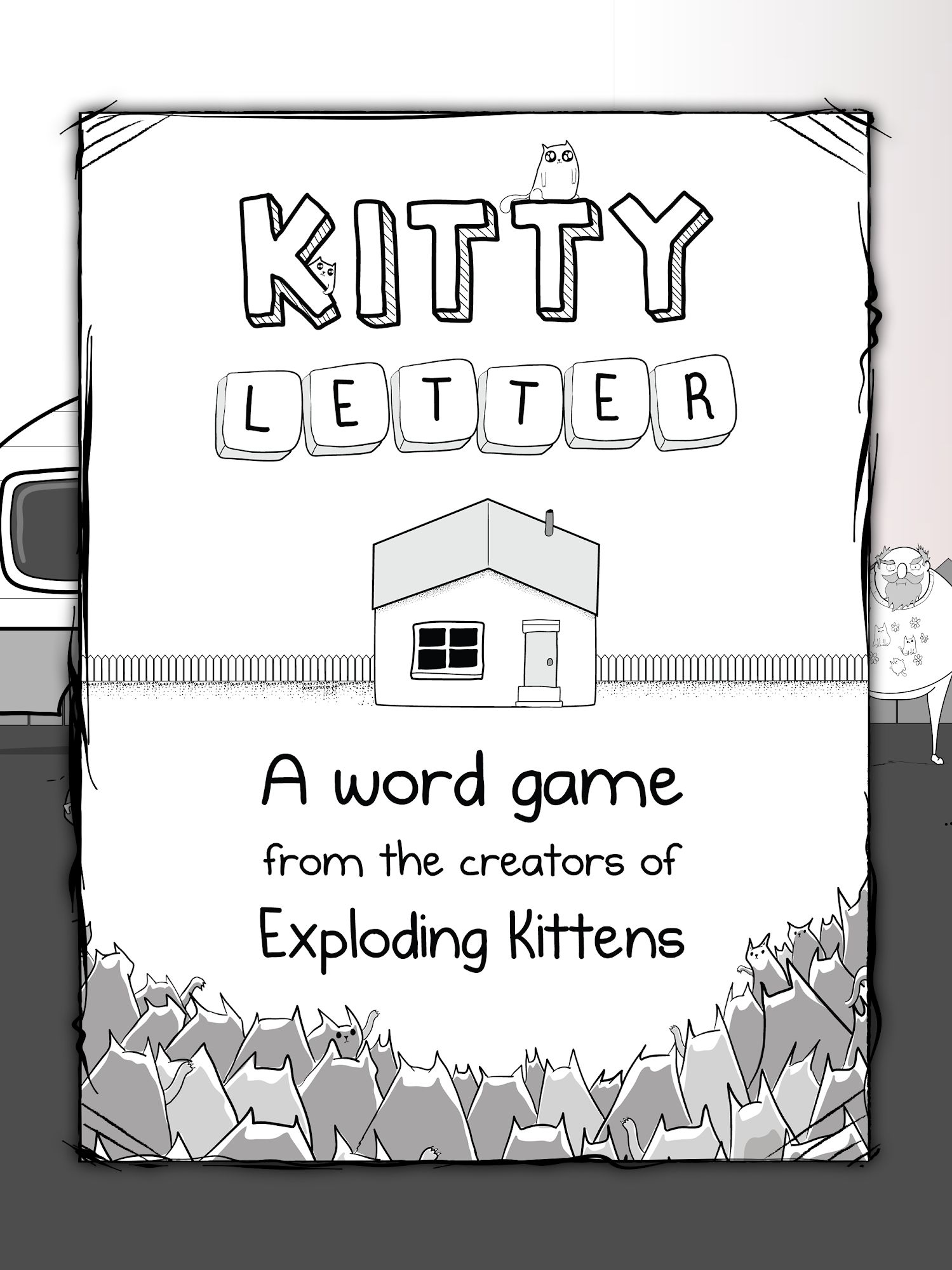 Full version of Android Word and Crossword Puzzles game apk Kitty Letter for tablet and phone.
