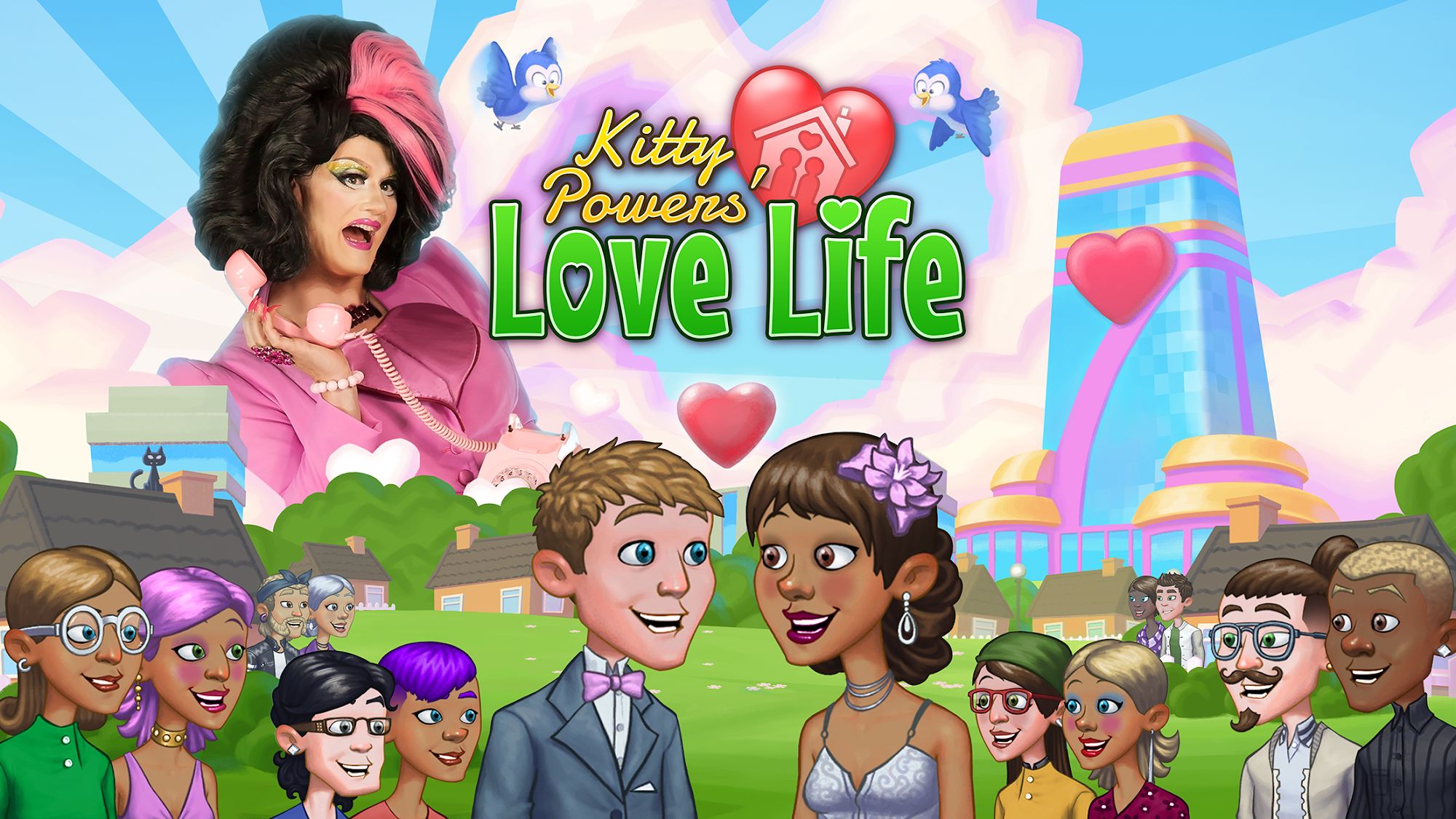 Full version of Android Simulation game apk Kitty Powers' Love Life for tablet and phone.