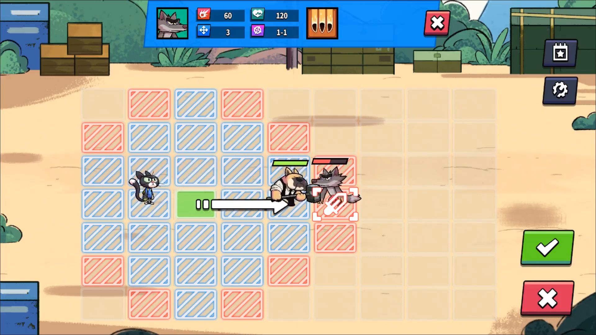 Full version of Android TBS (Turn-based strategy) game apk Kumu's Arena for tablet and phone.