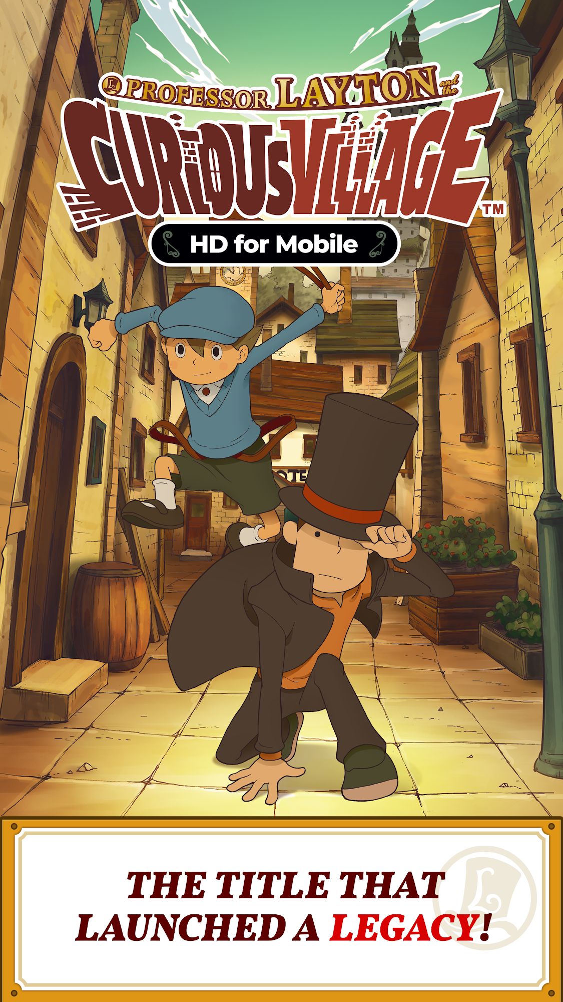 Full version of Android Classic adventure games game apk Layton: Curious Village in HD for tablet and phone.