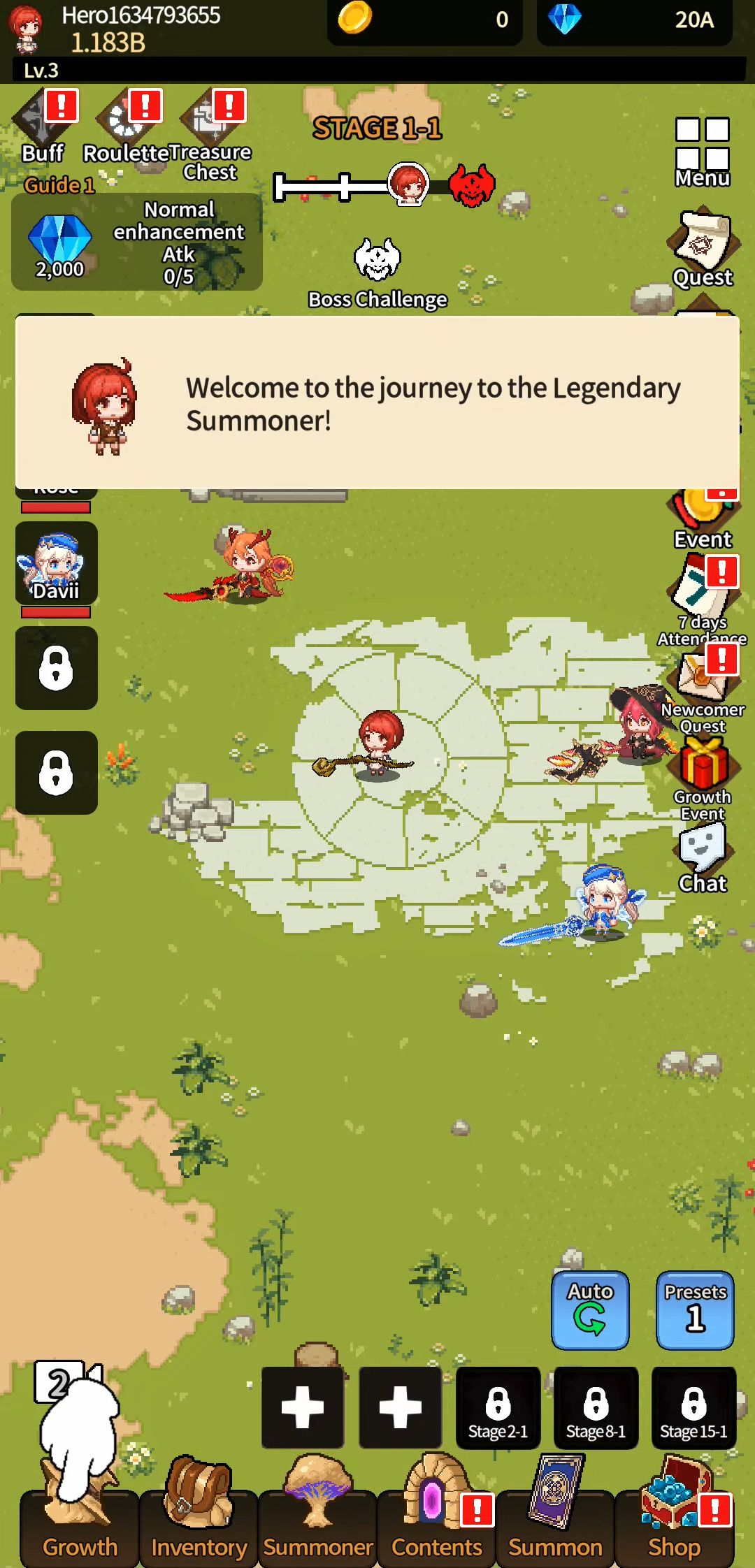 Full version of Android Fantasy game apk Legend Summoners : Idle RPG for tablet and phone.