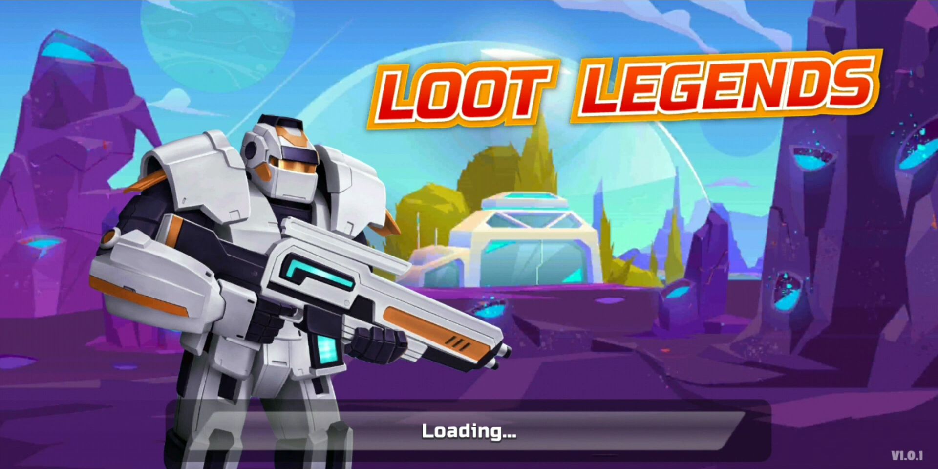 Full version of Android  game apk Loot Legends: Robots vs Aliens for tablet and phone.