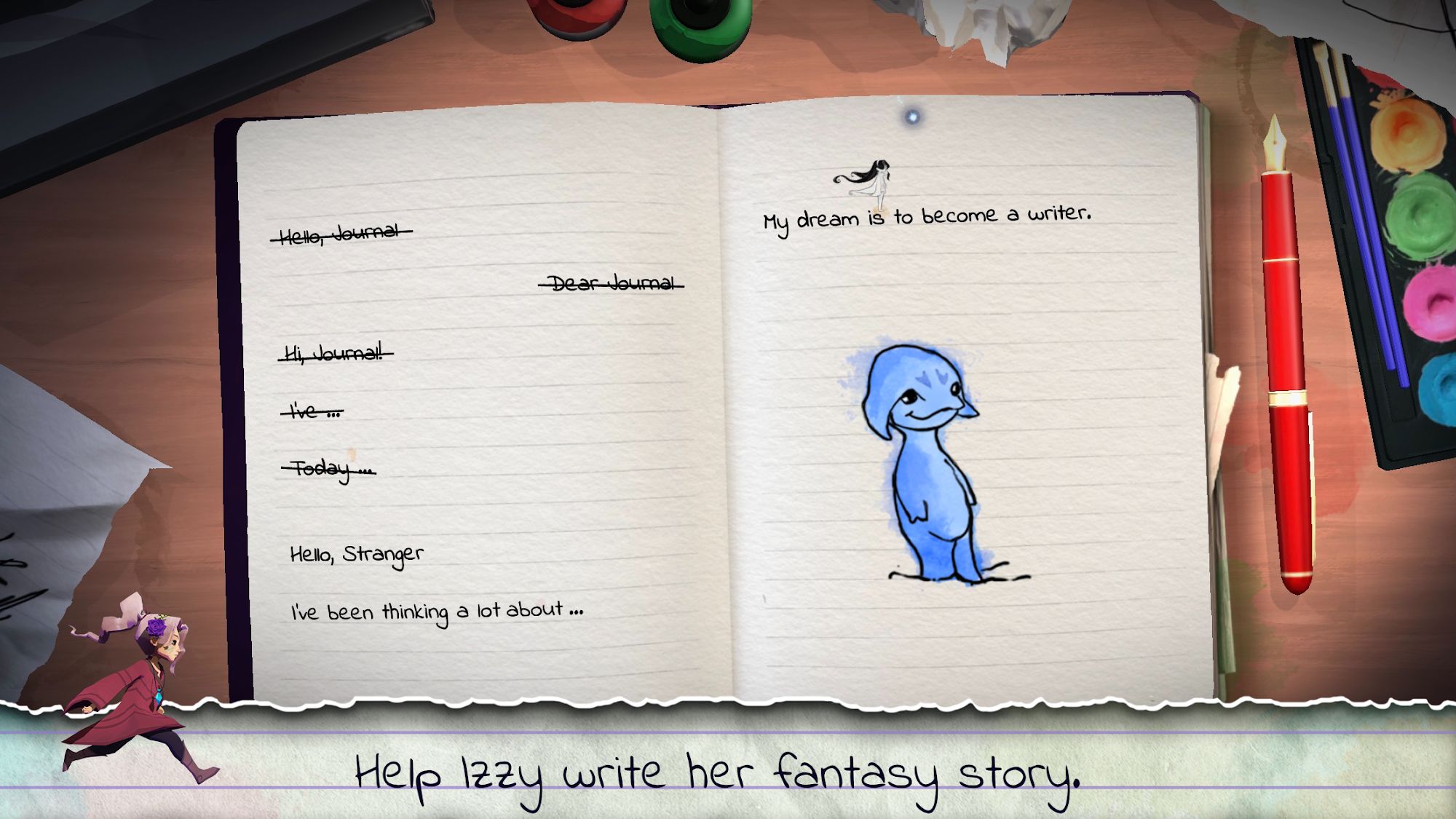 Full version of Android Narrative game apk Lost Words: Beyond the Page for tablet and phone.