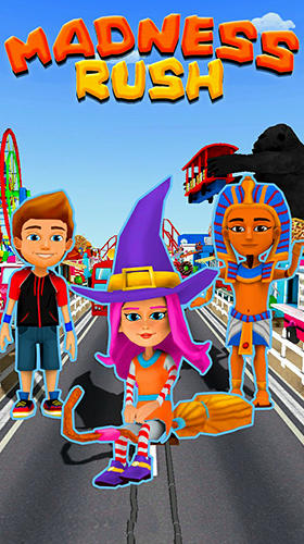 Full version of Android Runner game apk Madness rush runner: Subway and theme park edition for tablet and phone.