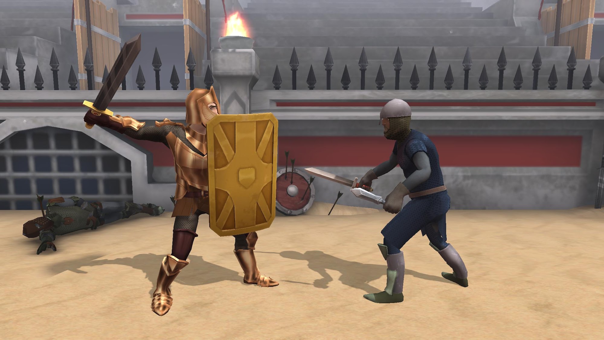 Full version of Android Knights game apk Medieval Clash for tablet and phone.