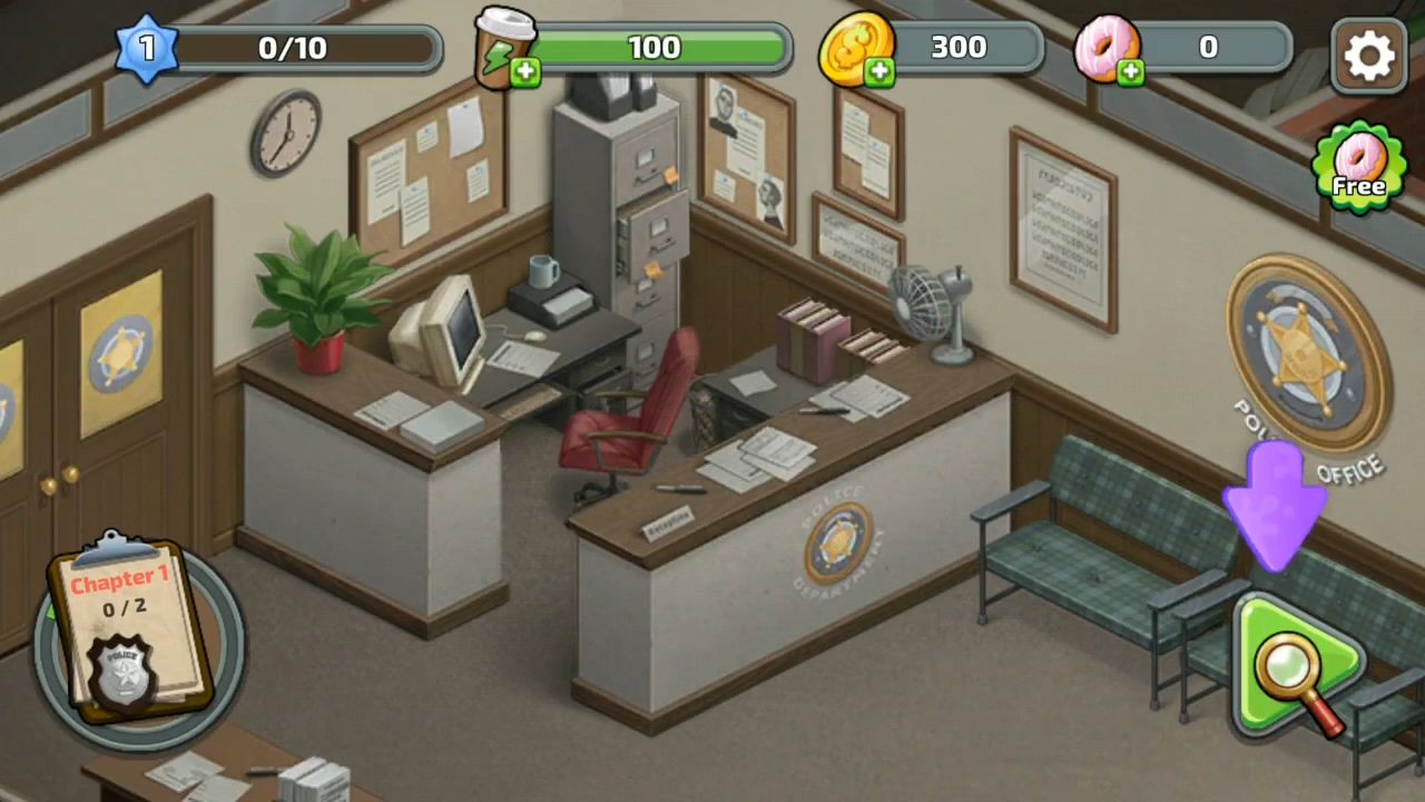Full version of Android Puzzle game apk Merge Detective mystery story for tablet and phone.