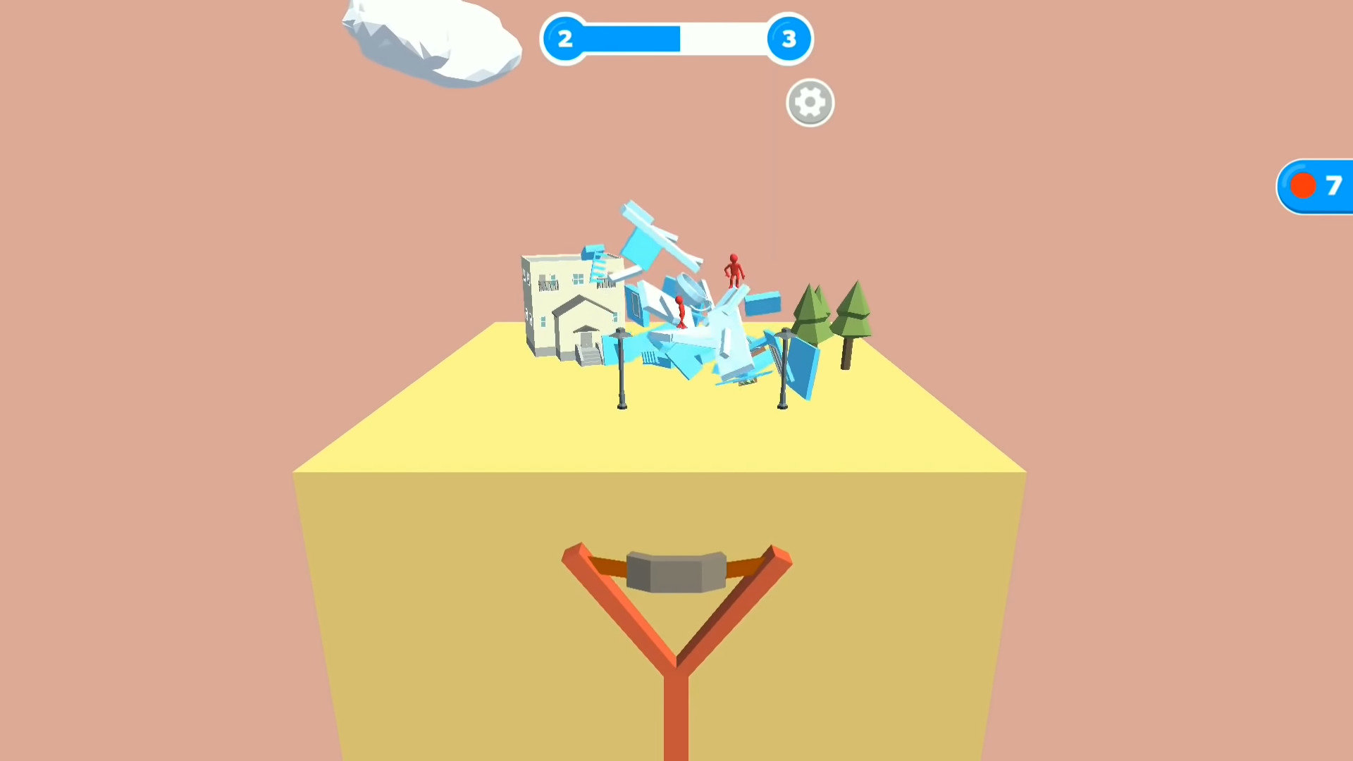 Full version of Android Physics game apk Slingshot Smash for tablet and phone.