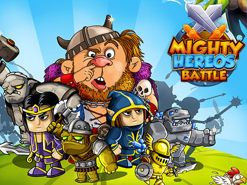 Full version of Android RTS game apk Mighty heroes battle: Strategy card game for tablet and phone.
