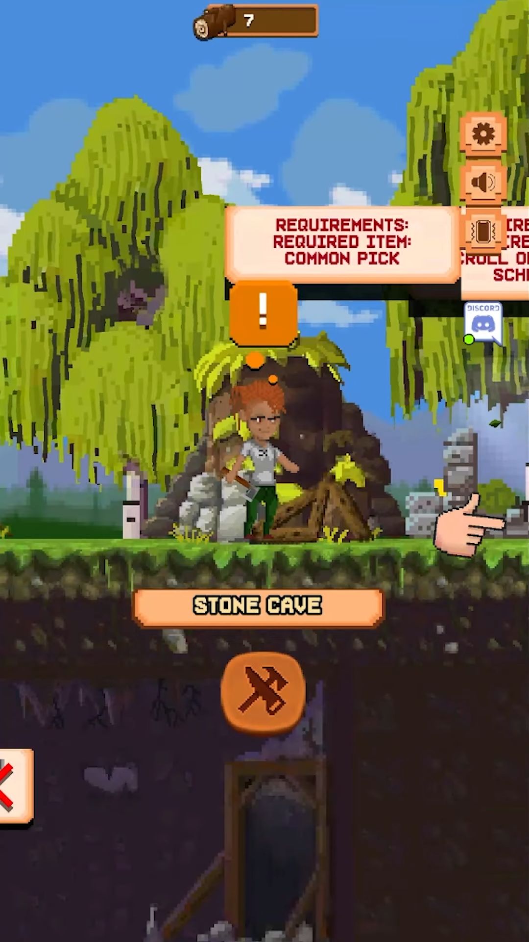 Full version of Android Clicker game apk Miners Settlement: Idle RPG for tablet and phone.