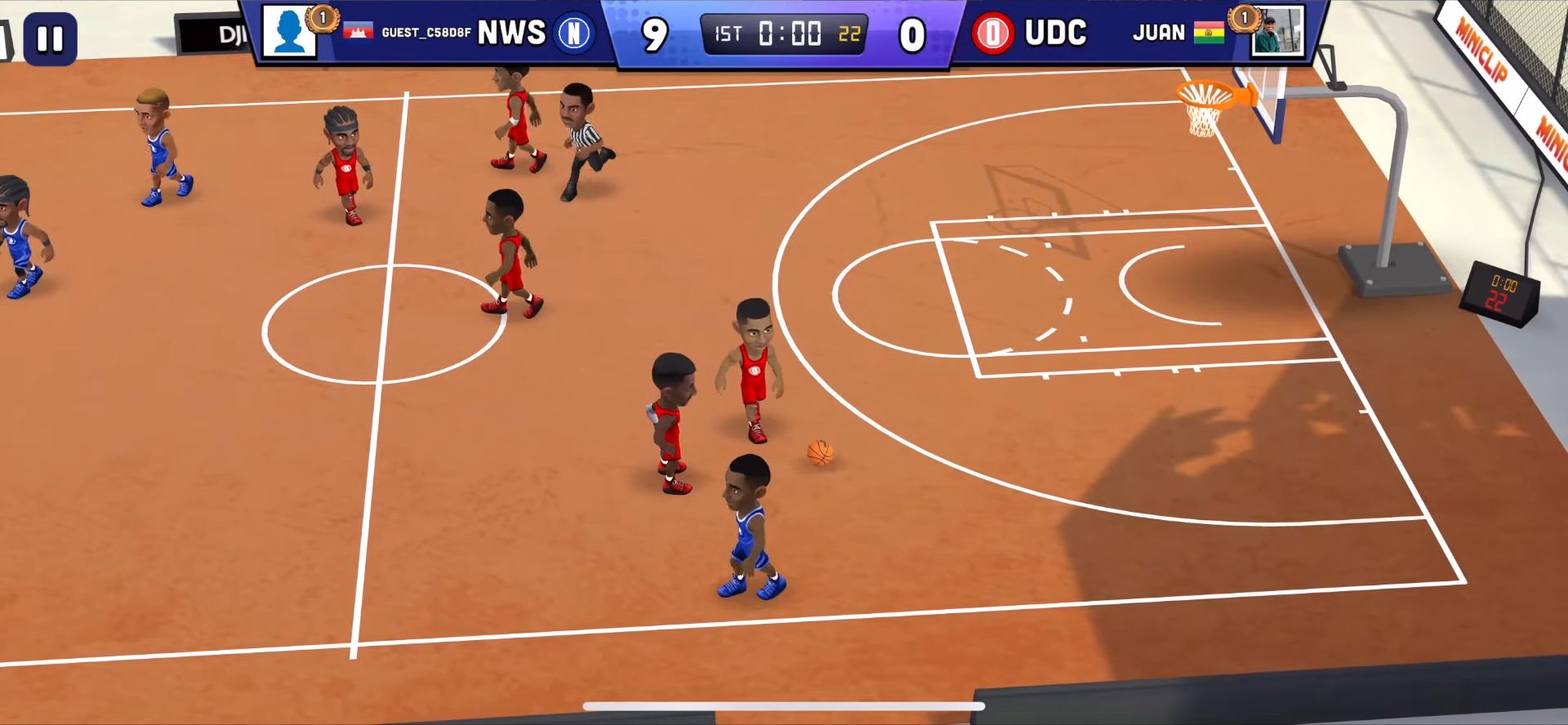 Full version of Android Basketball game apk Mini Basketball for tablet and phone.
