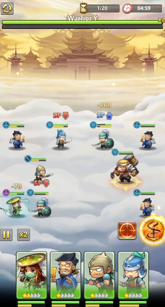 Full version of Android Online game apk Mini Heroes: Summoners War for tablet and phone.