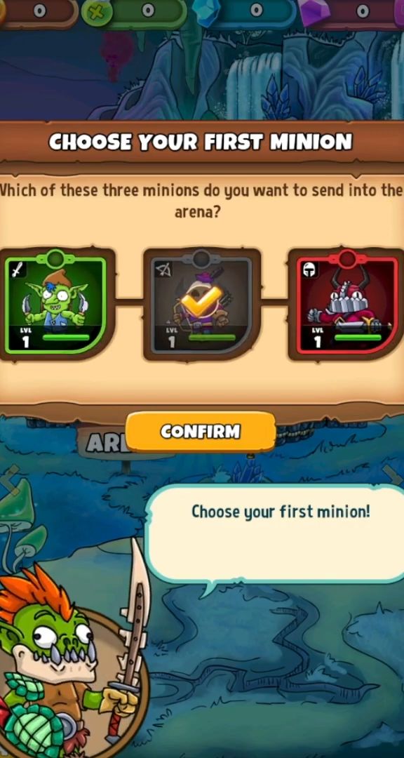 Full version of Android PvP game apk Minion Fighters: Epic Monsters for tablet and phone.