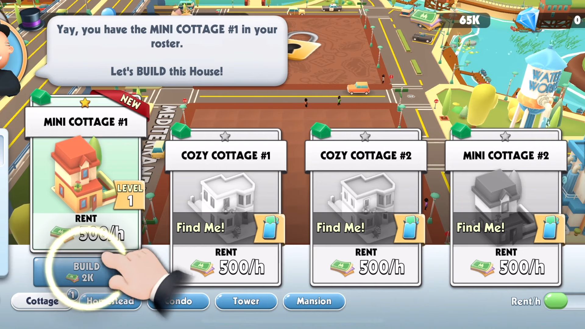 Full version of Android Economy strategy game apk MONOPOLY Tycoon for tablet and phone.
