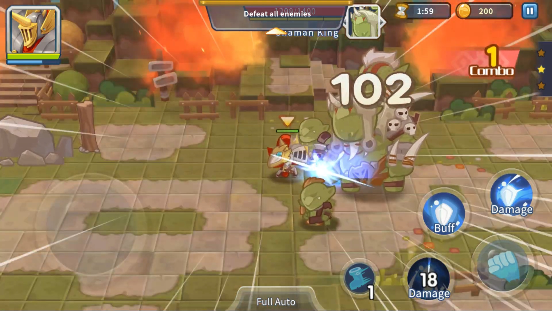 Full version of Android Knights game apk Monster Knights - Action RPG for tablet and phone.